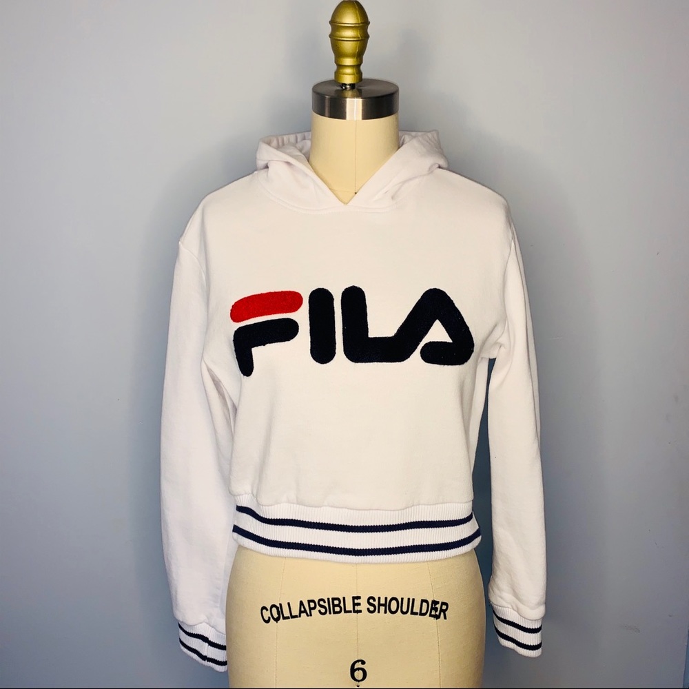 Fila Cropped L/S Hoodie Sweatshirt